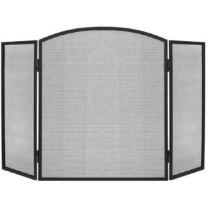 Kaminer PK013 Kandalló szikrafogó, 118×76 cm, fekete kép