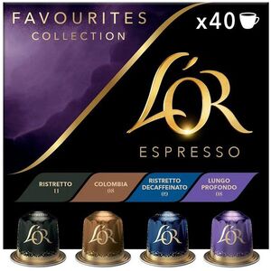 L'OR Espresso Favourites mix 40 darab, Nespresso®* Original kávégépekhez kép