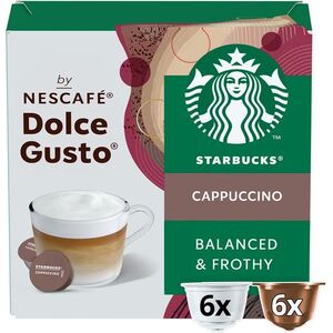 STARBUCKS® Cappuccino by NESCAFÉ® Dolce Gusto® - 12 kapszula (6 adag) kép
