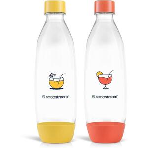 Sodastream Fuse Palack (mosogatógépben mosható), narancsszín/sárga, 2×1 l kép