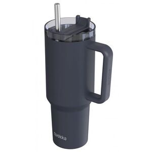 Quokka Stream szívószállal, 1200 ml, Black kép