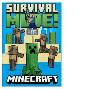 Minecraft - Survival Mode – jegyzetfüzet LED órával kép