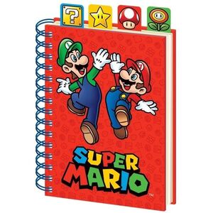 Super Mario - Luigi and Mario - jegyzetfüzet kép