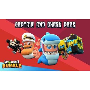 Worms Rumble - Captain & Shark Double Pack - PC DIGITAL kép