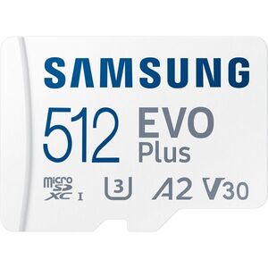 Samsung MicroSDXC 512GB EVO Plus 2024 + SD adapter kép