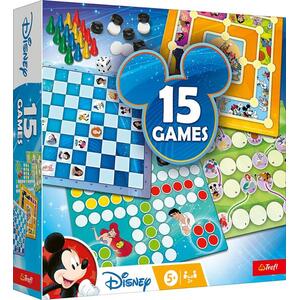 Trefl Disney társasjáték szett, 15in1 kép