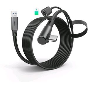 Kiwi Design Charging Link Cable 5m for Quest 3/2/1/Pro and Pico 4, Black kép