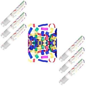 PARTYDECO Színes papír konfetti, 6 db, 20 cm kép