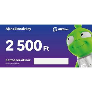 Elektronikus Alza.hu ajándékutalvány 2500 Ft értékben kép