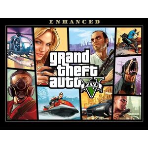 Grand Theft Auto V Enhanced & Great White Shark Card - PC DIGITAL kép