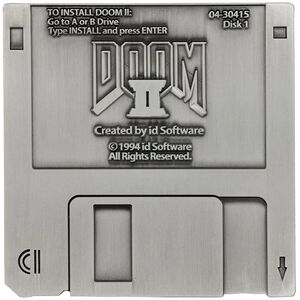 Doom II - Floppy Disc - replika diskety kép