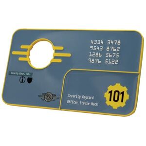 Fallout 3 - Vault 101 Security Kecard - replika bezpečnostní karty kép