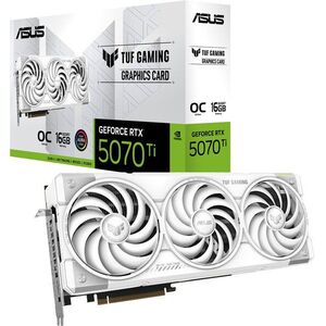 ASUS TUF GeForce RTX 5070 Ti 16G OC GAMING WHITE kép