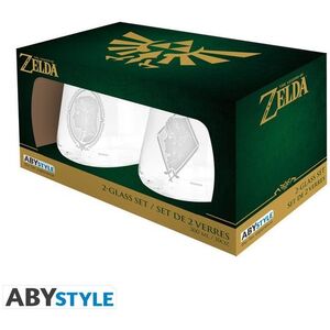 The Legend of Zelda - Zelda and Link - üveg kép