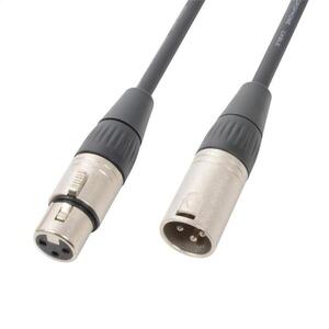 PD Connex DMX kábel, 3 pólusú XLR-csatlakozó, anya-apa, 120 ohm, 3 m kép