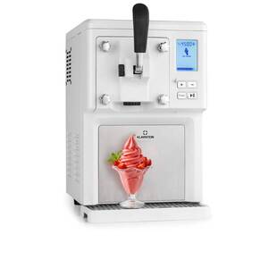 Klarstein Sweet Sundae fagylaltkészítő kompresszor 1, 5l rozsdamentes acél fehér kép