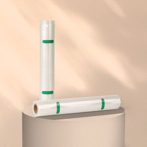 Klarstein Forli, vákuum zacskók, 2 x 28 x 300 cm, tartós, nem szakad, főzésre alkalmas kép