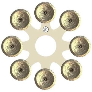 Big Fat Snare Drum Bling Ring kép