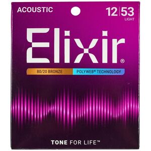 Elixir Polyweb 80/20 Bronze Light kép