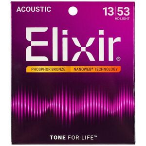 Elixir Nanoweb Phosphor Bronze HD Light kép