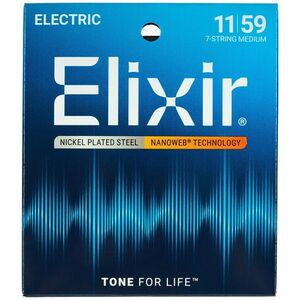 Elixir Nanoweb 7-String Medium kép