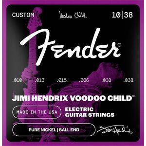 Fender Hendrix Voodoo Child Ball End Nickel 10-38 kép
