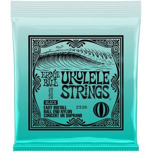 Ernie Ball Ukulele Strings Black Nylon kép