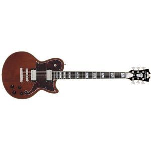 D'Angelico Deluxe Atlantic Baritone Satin Walnut kép