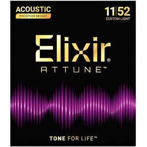 Elixir ATTUNE Phosphore Bronze Custom light kép