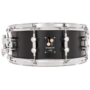 Sonor 14" x 5, 75" Momentum Maple GT Black Snare Drum kép