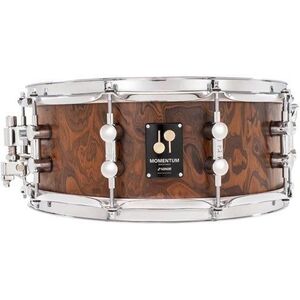 Sonor 14" x 5, 75" Momentum Beech California Burl Snare Drum kép