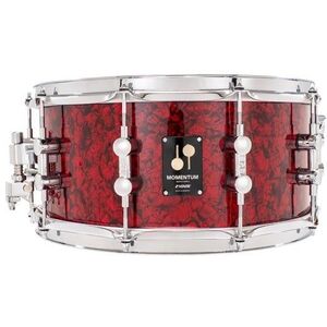 Sonor 14" x 6, 5" Momentum Beech Red Pearl Snare Drum kép