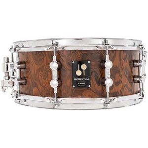 Sonor 14" x 5, 75" Momentum Birch California Burl Snare Drum kép