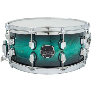 Mapex 14" x 6, 5" Saturn VI Marine Teal Burst Snare Drum kép