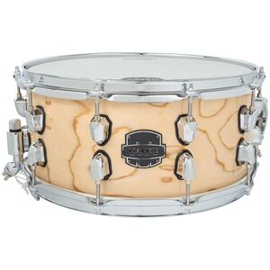 Mapex 14" x 6, 5" Saturn VI Natural Maple Burl Snare Drum kép