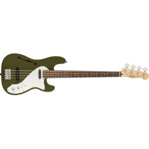 Fender Squier Paranormal Precision Bass Thinline SJ LRL OLV kép