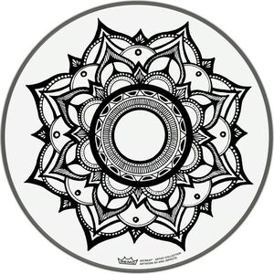 Remo 12" ARTBEAT Artist Collection Drumhead Aric Improta Sleep Lotus kép
