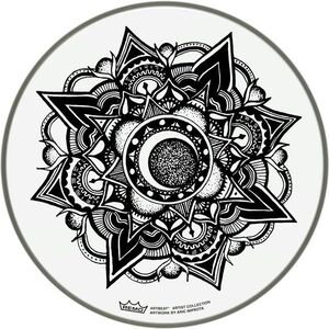 Remo 13" ARTBEAT Artist Collection Drumhead Aric Improta Nocturnal Blo kép