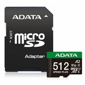 ADATA Speed Plus 512 GB MicroSDXC Class 10 memóriakártya kép
