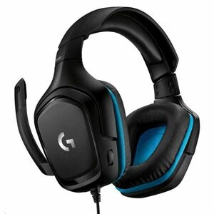 Logitech G432 7.1 Surround Gaming Headset Fekete/Kék kép