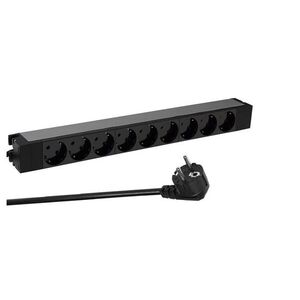Legrand 646821 áramelosztó egység (PDU) 9 AC kimenet(ek) 1U Fekete kép