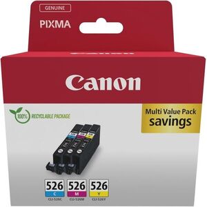 Canon CLI-526 Eredeti Tintapatron Multipack Tri-color kép