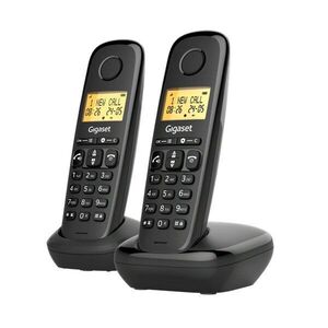 Gigaset Basic 100 Duo Wireless DECT Asztali telefon - Fekete kép