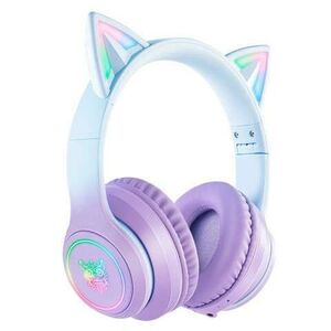 Onikuma B90 Vezeték nélküli Gaming headset - Lila - Cicafüles, mi... kép