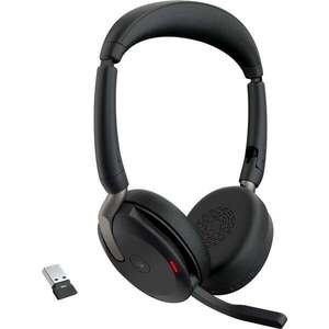 Jabra Evolve2 65 Flex Duo Link380a (Microsoft Teams) Wireless Hea... kép