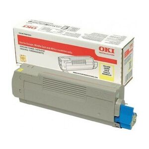 Oki C612 toner yellow ORIGINAL kép