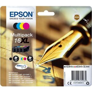 Epson T16XL T1636 Multipack Bk, C, M, Y tintapatron eredeti C13T1636... kép