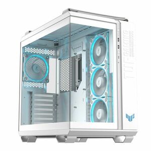 Asus ház tuf gaming gt502, tápegység nélkül, fehér, üvegfalú GT50... kép