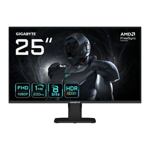 Gigabyte 24.5" GS25F2 16: 9 FullHD IPS Gaming Monitor - Fekete kép