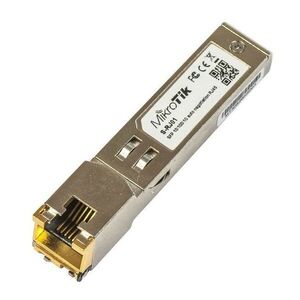 MikroTik S-RJ01 1000Base-T Cooper RJ45 SFP modul kép